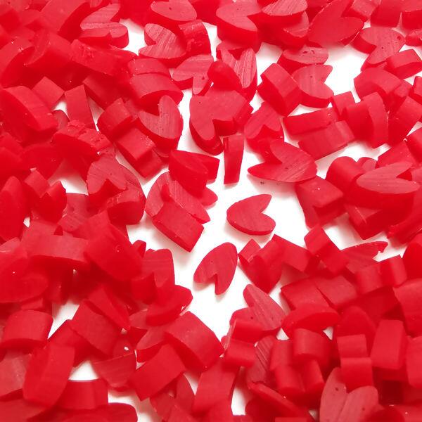 confete granulado coracao vermelho 060918